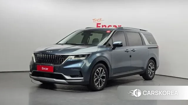 Kia Carnival 4th generation 2023 Небесно-голубой из Кореи