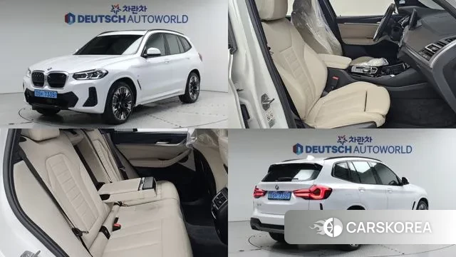BMW iX3 2024 Белый из Кореи