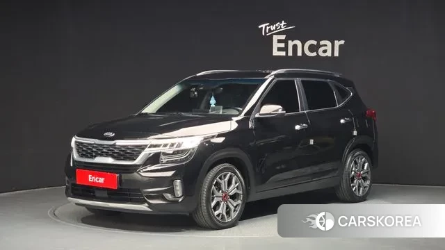 Kia Seltos 2019 Черный из Кореи