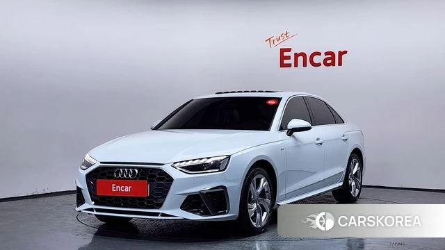 Audi A4 (B9) 2021 Белый из Кореи