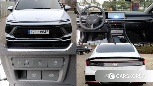 Hyundai Sonata D Edge (DN8) 2024 Белый из Кореи