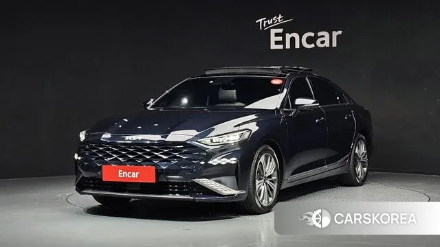 Kia K8 Hybrid 2023 Синий из Кореи