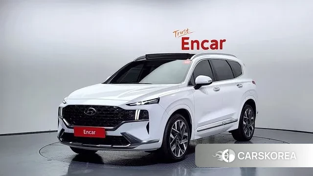 Hyundai The New Santa Fe 2021 Белый из Кореи