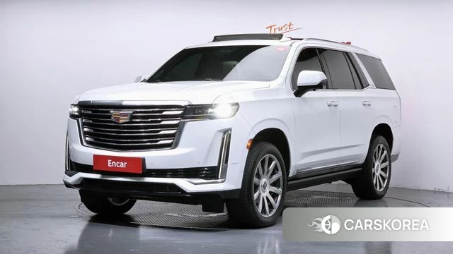 Cadillac Escalade 5th Generation 2021 Белый из Кореи