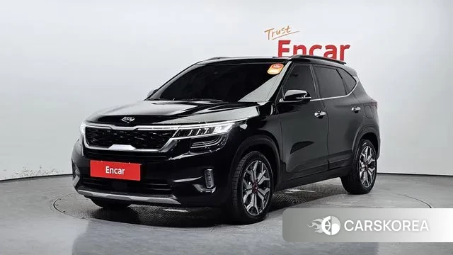 Kia Seltos 2020 Черный из Кореи