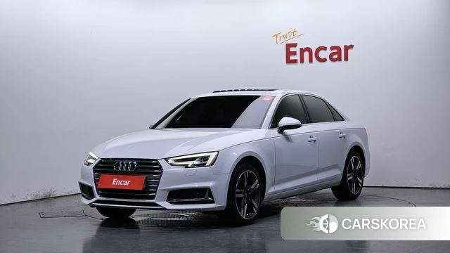 Audi A4 (B9) 2019 Белый из Кореи
