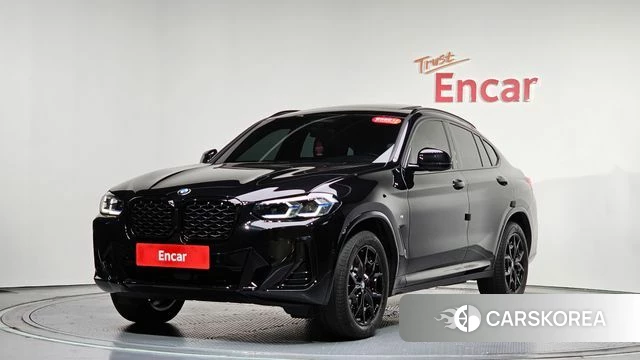 BMW X4 (G02) 2022 Черный из Кореи