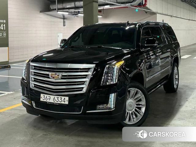 Cadillac Escalade 2018 Черный из Кореи