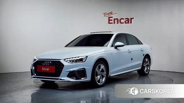 Audi A4 (B9) 2021 Белый из Кореи