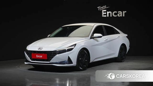 Hyundai Avante (CN7) 2023 Белый из Кореи