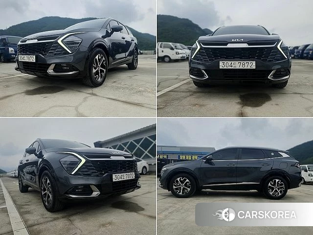 Kia Sportage 5th Generation Hybrid 2023 Серый из Кореи