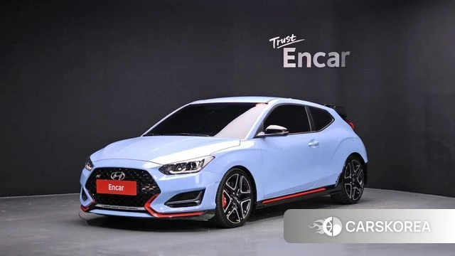 Hyundai Veloster (JS) 2018 Небесно-голубой из Кореи
