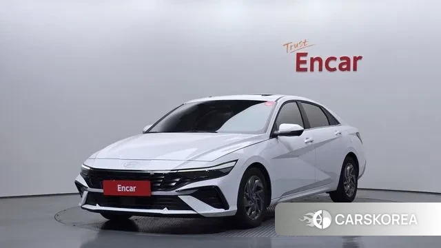 Hyundai The New Avante (CN7) 2024 Белый из Кореи