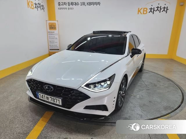 Hyundai Sonata (DN8) 2021 Белый из Кореи