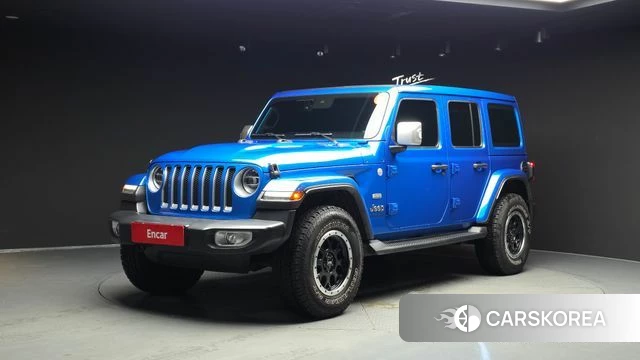 Jeep Wrangler (JL) 2021 Синий из Кореи