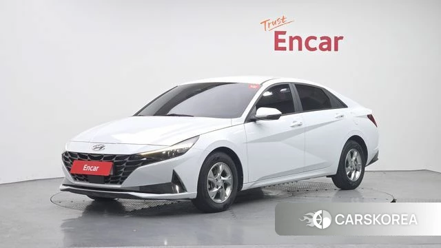 Hyundai Avante (CN7) 2022 Белый из Кореи