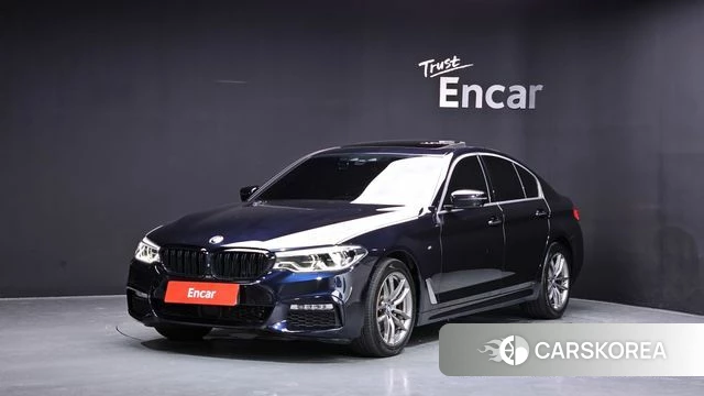 BMW 5 Series (G30) 2018 Черный из Кореи