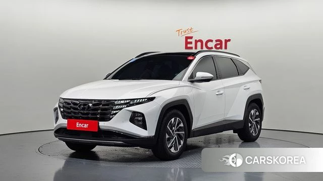 Hyundai Tucson Hybrid (NX4) 2021 Белый из Кореи