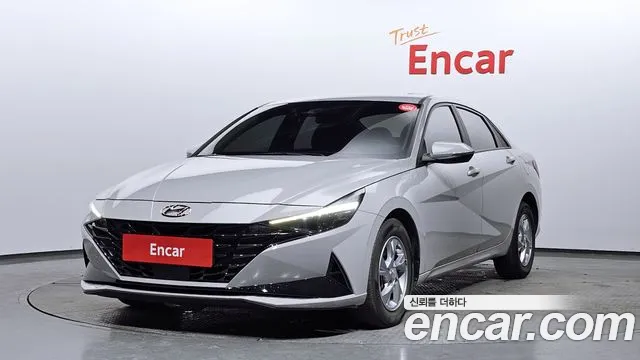 Hyundai Avante (CN7) 2021 Серебристо-серый из Кореи