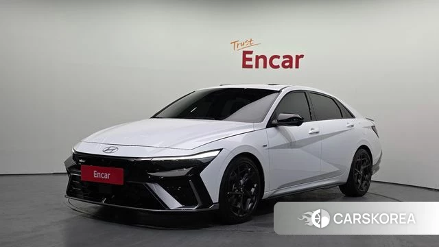 Hyundai The New Avante (CN7) 2023 Белый из Кореи