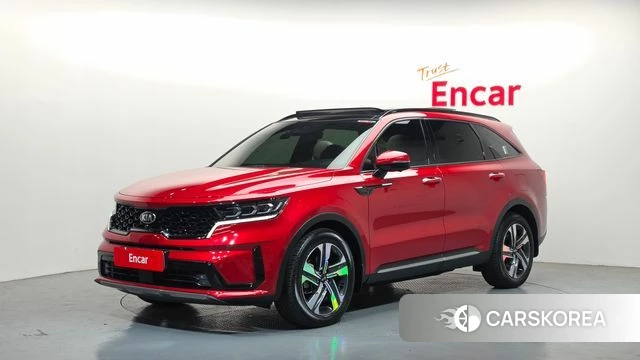 Kia Sorento 4th Generation 2021 Красный из Кореи