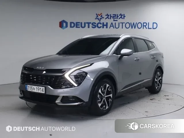 Kia Sportage 5th Generation Hybrid 2023 Серебристо-серый из Кореи