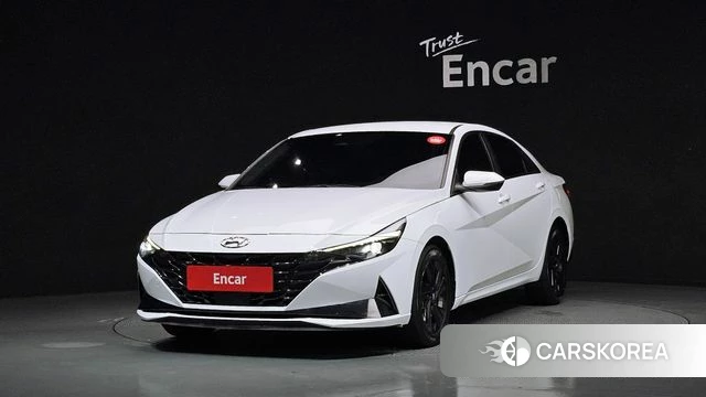 Hyundai Avante (CN7) 2020 Белый из Кореи