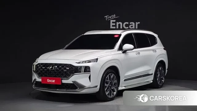 Hyundai The New Santa Fe 2022 Белый из Кореи
