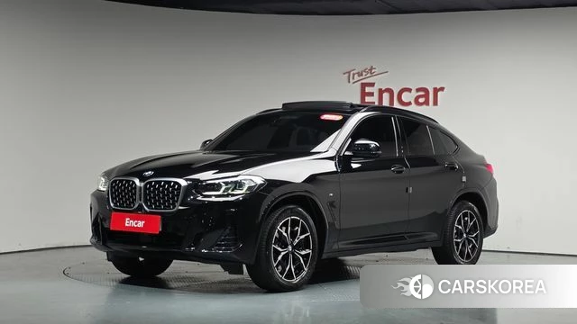 BMW X4 (G02) 2024 Черный из Кореи