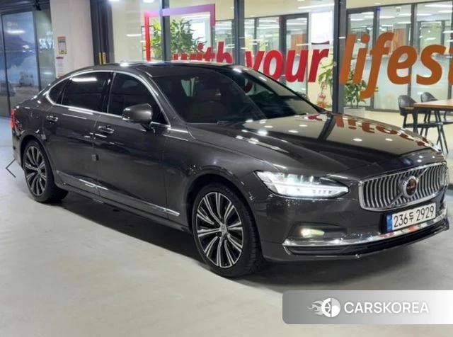 Volvo S90 2021 Серый из Кореи
