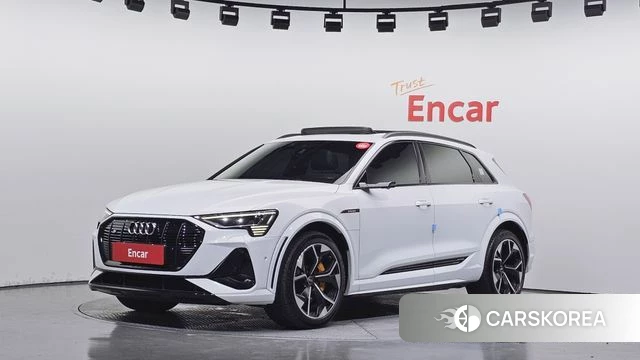 Audi e-Tron 2023 Белый из Кореи