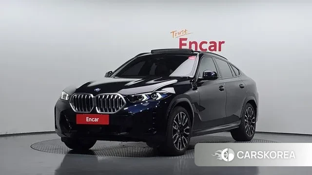 BMW X6 (G06) 2024 Черный из Кореи