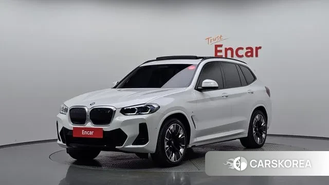 BMW iX3 2023 Белый из Кореи