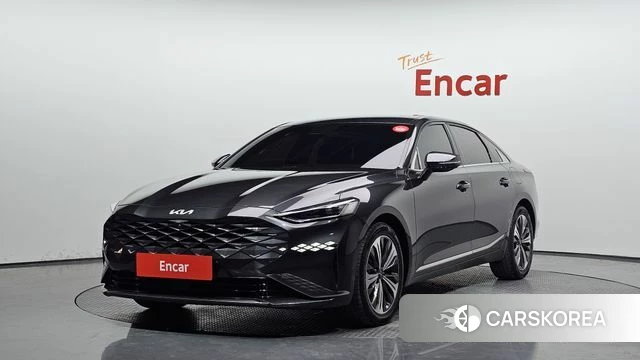 Kia K8 Hybrid 2021 Черный из Кореи