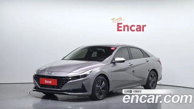 Hyundai Avante Hybrid (CN7) 2021 Серый из Кореи