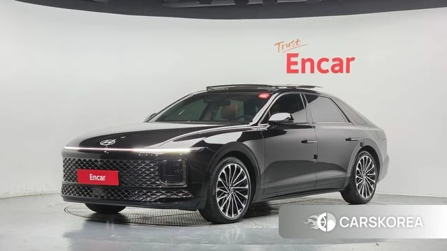 Hyundai Grandeur Hybrid (GN7) 2023 Черный из Кореи