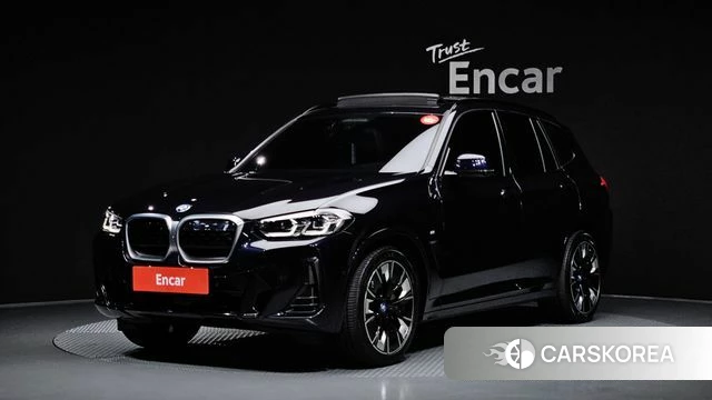 BMW iX3 2022 Черный из Кореи