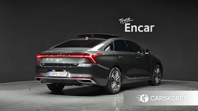 Kia K8 Hybrid 2023 Серый из Кореи