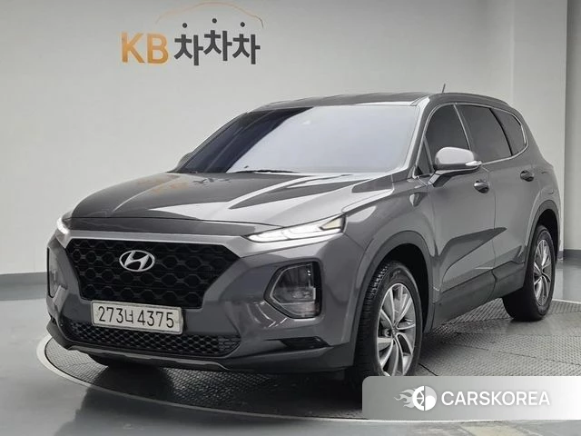 Hyundai Santa Fe TM 2019 Серый из Кореи