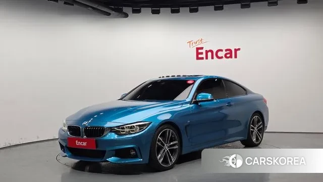 BMW 4 Series (F32) 2018 Синий из Кореи