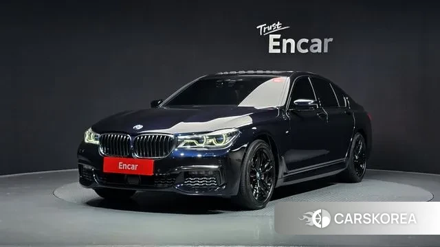 BMW 7 Series (G11) 2018 Черный из Кореи