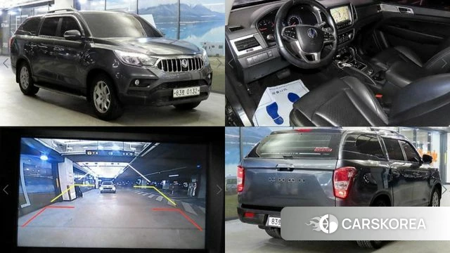 Ssangyong Rexton Sports 2018 Серый из Кореи