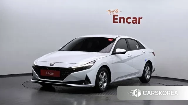 Hyundai Avante (CN7) 2021 Белый из Кореи