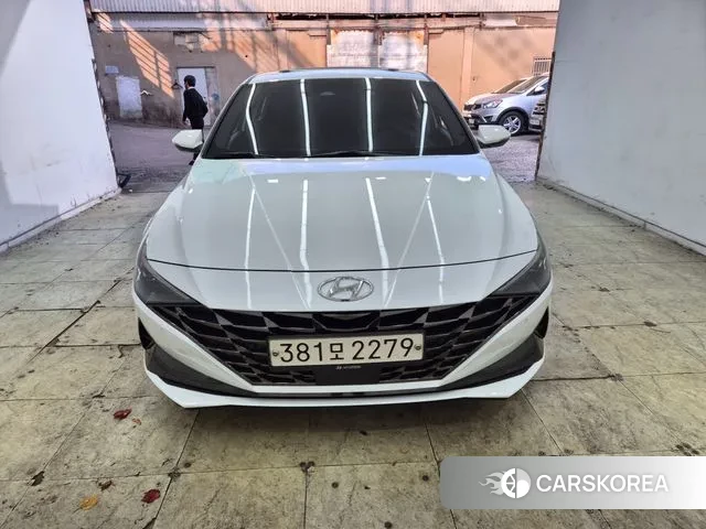 Hyundai Avante (CN7) 2020 Белый из Кореи