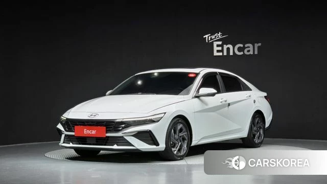 Hyundai The New Avante (CN7) 2023 Белый из Кореи
