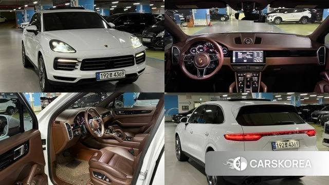 Porsche Cayenne (PO536) 2019 Белый из Кореи
