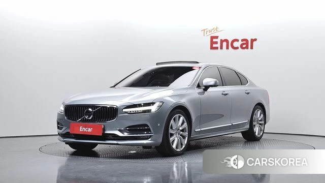 Volvo S90 2019 Серебристо-серый из Кореи