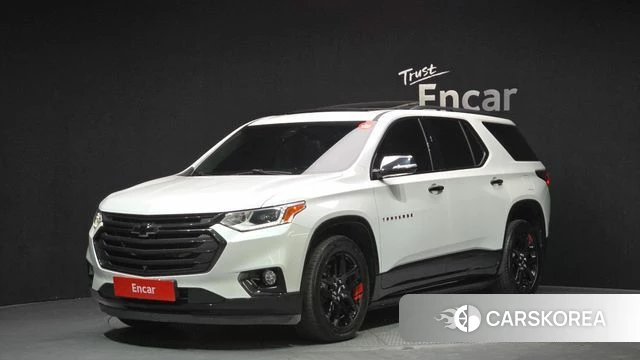 Chevrolet (GM Daewoo) Traverse 2021 Белый из Кореи