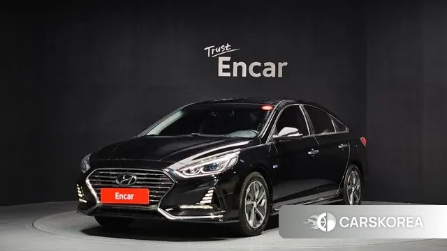 Hyundai Sonata New Rise Hybrid 2018 Черный из Кореи