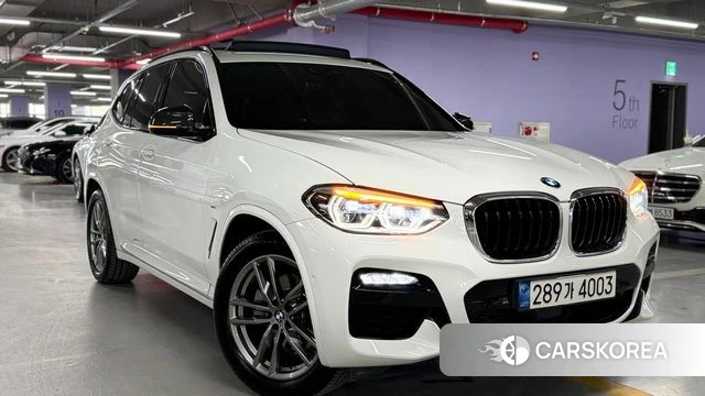 BMW X3 (G01) 2021 Белый из Кореи